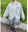チェックリバーシブルBIGパーカー