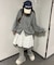 チェックリバーシブルBIGパーカー