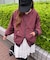 チェックリバーシブルBIGパーカー