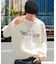 ステンシルロゴグラフィックニットプルオーバー