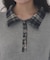 チェックヘンリーネックTOP