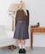 シャツレイヤードカーディガン
