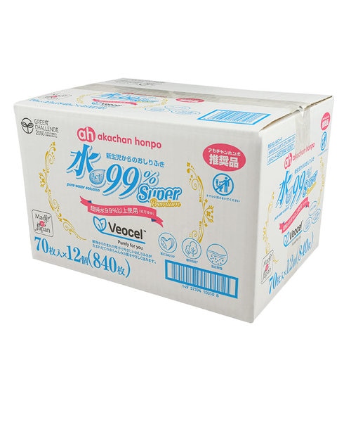 特別配送料有】水99％ Super 新生児からのおしりふき プレミアム