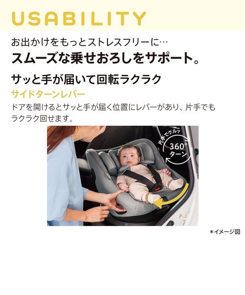 ☆Luca様☆専用　ビッケ　前乗せ　グレーのチャイルドシート ☆Luca様☆専用 ビッケ 前乗せ グレーのチャイルドシート - メルカリ
