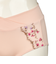 ショーツ　産後も使える仕様　花柄　ピンク