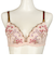 シルエットキレイノンワイヤーブラ　花柄（授乳機能付）　ピンク