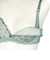 シルエットキレイノンワイヤーブラ　花柄（授乳機能付）　グリーン