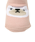 ソックス　耳付きしろくま ピンク