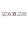 [キッズ]ボクサーブリーフ2枚組　恐竜・星柄　オフホワイト