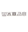 [キッズ]ブリーフ2枚組　恐竜柄　グレー