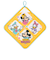 ループ付きタオル 3枚組 プリモ　ミッキーフレンズ 27×27cm