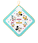 ループ付きタオル 3枚組 プリモ　ミッキーフレンズ 27×27cm