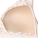 ラクラク授乳ハーフトップ花柄（ホックタイプ）　ピンク