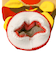 [キッズ]アンパンマンキッズソックスパペット　レッド