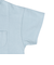 [キッズ]いつものTシャツ　半袖　天竺素材　サックス