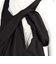 [授乳口付き]半袖授乳Tシャツ付きセットアップ風ワンピース　ブラック
