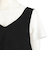 [授乳口付き]半袖授乳Tシャツ付きセットアップ風ワンピース　ブラック