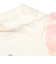 [ベビー]半袖Tシャツ　チュール袖　立体モチーフ　オフホワイト