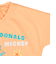 [ベビー]半袖Tシャツ　ミッキー＆ドナルド　接触冷感 オレンジ