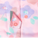 レインコート　おはな　ピンク