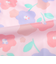 レインコート　おはな　ピンク
