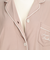 [授乳仕様]ママとお腹の赤ちゃんにやさしいパジャマ　長袖　無地　モカ
