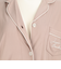 [授乳仕様]ママとお腹の赤ちゃんにやさしいパジャマ　長袖　無地　モカ
