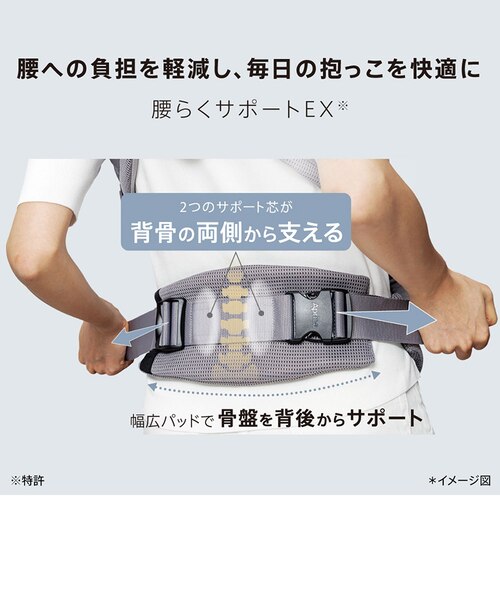 アカチャンホンポ限定カラー]ラクリスAB ベージュ 抱っこ紐