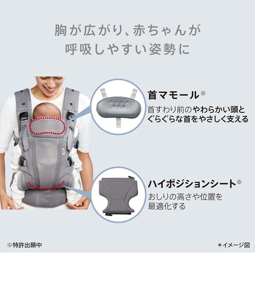 アカチャンホンポ限定カラー]ラクリスAB ベージュ 抱っこ紐