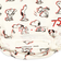 総柄ロンパース　SNOOPY75オフホワイト