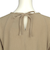 [授乳口付き]バックリボンワンピース　ベージュ