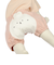 ふっくらパンツ　おしりアニマル　うさぎ　ピンク