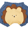 ふっくらパンツ　おしりアニマル　ライオン　ブルー