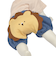 ふっくらパンツ　おしりアニマル　ライオン　ブルー