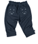 [キッズ]7分丈パンツ　ポケット刺しゅう　ネイビー