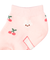 [ベビー]アンクルソックス3足組　うさぎチェリー　ピンク