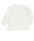 [ベビー]いつものＴシャツ　長袖　天竺素材　オフホワイト