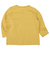 [ベビー]いつものＴシャツ　長袖　天竺素材　イエロー