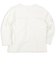 [キッズ]いつものＴシャツ　長袖　天竺素材　オフホワイト