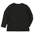 [キッズ]いつものＴシャツ　長袖　天竺素材　ブラック