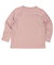 [キッズ]いつものＴシャツ　長袖　天竺素材　ピンク