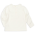[ベビー]いつものＴシャツ　長袖　天竺素材　襟付き　オフホワイト
