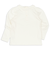 [キッズ]いつものＴシャツ　長袖　天竺素材　襟付き　オフホワイト