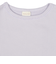 [ベビー]いつものＴシャツ　長袖　テレコ素材　パープル