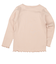 [キッズ]いつものＴシャツ　長袖　テレコ素材　ピンク