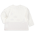 [ベビー]長袖　Tシャツ　切替刺しゅう　レッド