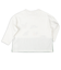 [ベビー]長袖　Tシャツ　切替刺しゅう　グリーン
