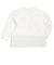 [キッズ]長袖　Tシャツ　切替刺しゅう　グリーン