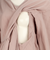 [授乳口付き]長袖ギャザーワンピース　ピンク