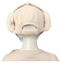 [48～54cm]フライトキャップ　ワッフルコーデュロイ アイボリー